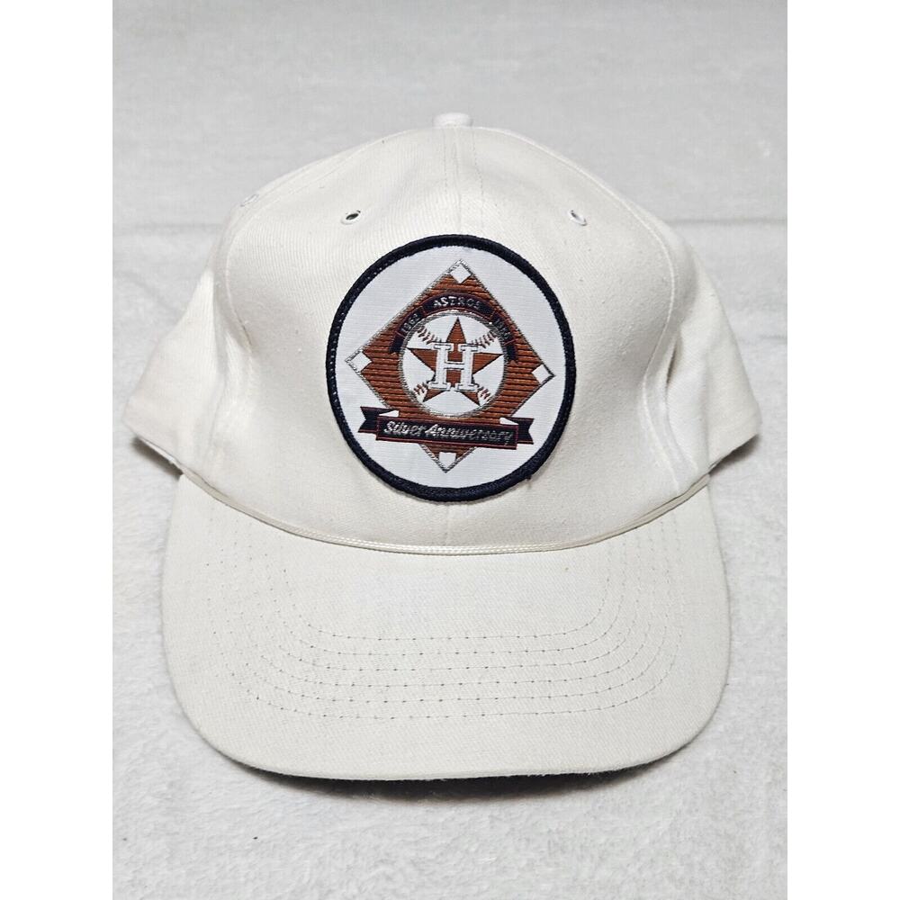 Vintage HOUSTON ASTROS Texas 25th SILVER ANNIVERSARY HAT 1962-1986 Cap - Picture 7 of 9